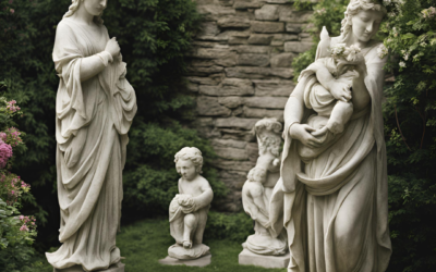 Idee che arredano: Statue in pietra per giardino