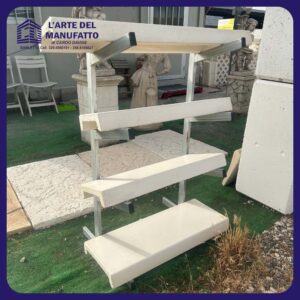 Coprimuro liscio in cemento bianco