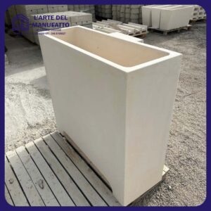 Vaso liscio bianco
